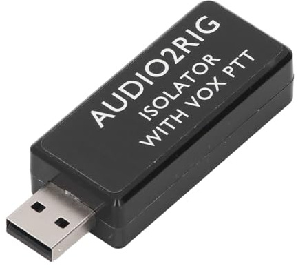 Fafeicy AUDIO2RIG USB Sound Adapter USB Audio Interface Card Isolator with Sound Transformer and Optical Isolation for Wins OS X Systems