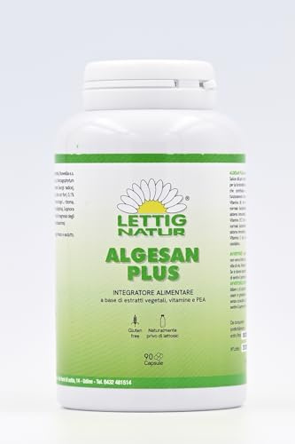 ALGESAN PLUS – Integratore alimentare naturale per il benessere articolare e muscolare | Con Boswellia, Artiglio del diavolo, Curcuma, Bromelina, PEA e Vitamine B ed E – 90 capsule vegetali