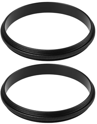 YINETTECH 2pcs Makro-Umkehrring 49 mm zu 49 mm Männlich zu Männlich für Objektiv-Stacking und Nahaufnahme-Fotografie