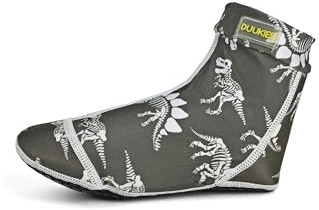 Duukies Jungen Badesocken Dino rutschfest Strandsocken Dinosaur Motiv