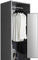 SOTECH Schrankspiegel anthrazit 1155 x 305 mm ausziehbar Kleiderschrank-Spiegel schwenkbar 180° Teleskopspiegel