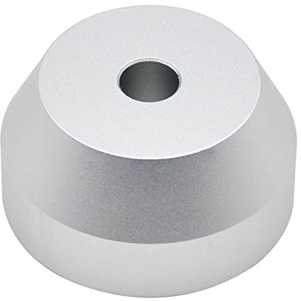 Haptufer 1Pcs Vinyl Record Dome Adapter Universal 45RPM Turntable Aluminum Accessories for 7 Inch EP Record Vinyl