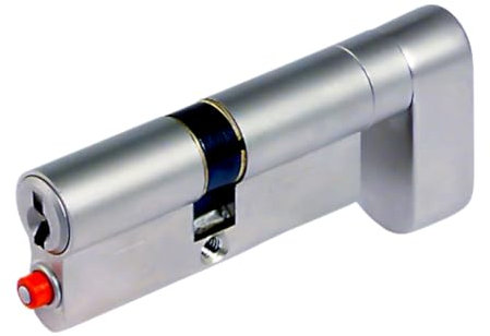 Cilindro AGB Opera Passpartout 70 mm – Sicurezza Antipanico con Finitura Cromo Satinato C72116.35.25 MK – Solo Cilindro