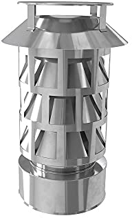 Zugverbesserer für Doppelwandigen Schornstein mit Mündungsabschluss Ø 180 mm