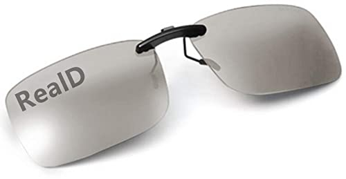 AoHeng Cinema 3D Clip on Glasses for RealD 3D Movies,Lighter,Clearer,Brighter