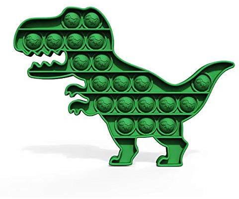 Pop Fidget Toys for Kids, Fidget Poppers Sensory Toys(Green Dinosaur)