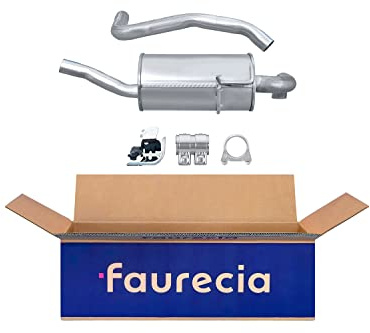 HELLA 8Ld 366 034-571 Silencieux Arrière - Easy2Fit® Kit - Arrière - À Deux Pièces - Kit Avec Pièces D'Assemblage