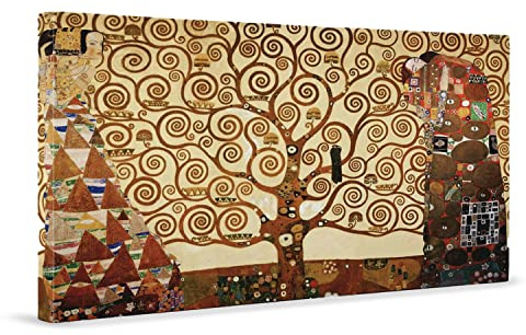 ShopArt Fine Art Prints Quadro - Gustav Klimt, L'Albero della Vita - Stampa su Tela - Riproduzione Artigianale Digitalizzata - Pronto da Appendere, 80x160 cm