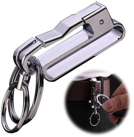 Fine Jade2 Gürtelschlaufe Schlüsselanhänger Clip mit Schnellverschluss Taktischer EDC Gürtel für Polizei, Feuerwehr, Herren Hosen Jeans