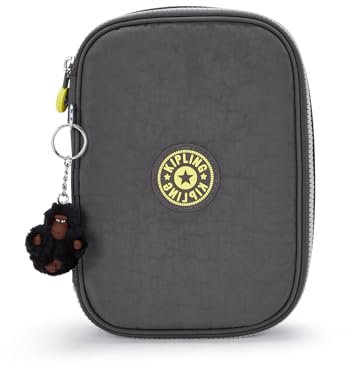 Kipling 100 Pens Grand étui à Crayons, Pochettes, étuis, Back to Grey (Gris)