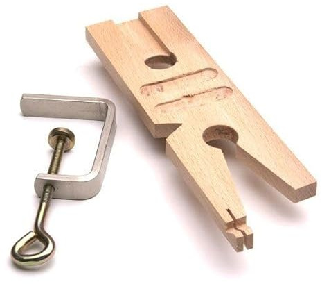 Banco de trabajo para joyeria Astillero de madera + sargento Herramientas de mecanizado para la producción de Joyas
