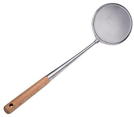 PRETYZOOM Cuchara De Acero Inoxidable Para Tartas Cuchara Espumadera Plana De Cocina Utensilio De Cocina Duradero Para Usar El Hogar y Restaurante Para Cocinar Casa