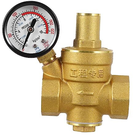 Homoyoyo Brass Shower Pressure Relief Valve Water Pressure Regulator Compatible