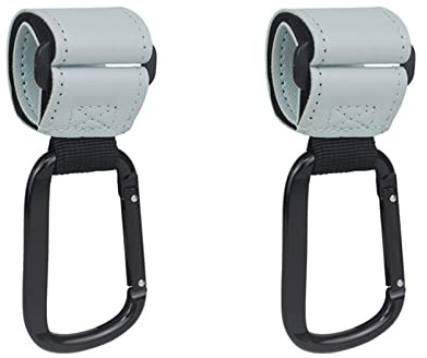 Ganchos para cochecito de bebé gancho actualización mosquetón gancho para cochecito de bebé para bolso colgante accesorios para bolsos de bebé clip para bolsas de pañales colgante grande