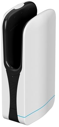 Sèche-mains, Sèche-mains mural automatique à capteur 1600 W, sèche-mains électrique 2 en 1 à air chaud ABS
