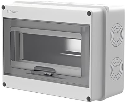 EIHI 1 Pieza Caja de Distribución de Superficie IP65, Caja Cuadro Electrico Superficie, para Estanca Exterior Electrónica, Conexiones Electricas