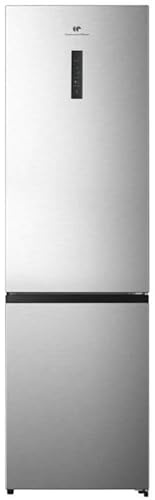 Continental Edison Réfrigérateur congélateur bas CEFC336NFIX1-336L - Total No Frost - L59,5 x H200,4 cm - Silver