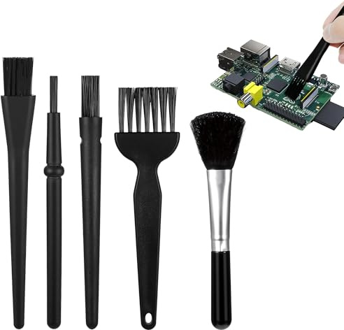 5 Pezzi Set Di Spazzole Per Pulizia Antistatica, Kit Pulizia Tastiera PC, Spazzola Multiuso per Tastiera, Per PCB, Tastiera, Computer o Fotocamera
