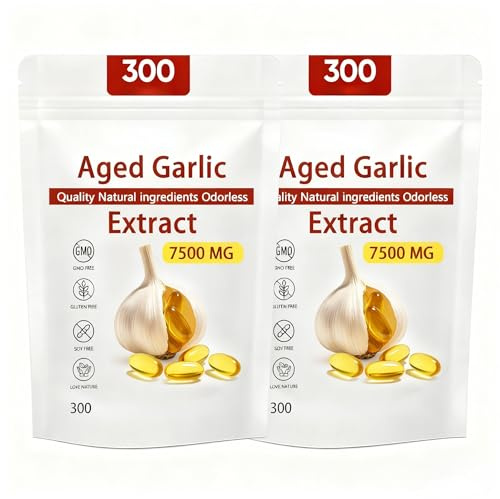 Aged Garlic Extract Odorless - 7500mg,2pcs