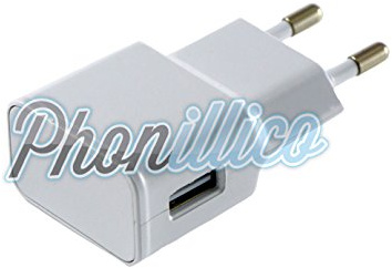 Phonillico® Chargeur Secteur Blanc pour Samsung Galaxy A5 2017 - Chargeur Universel Port Micro USB Data Chargeur Secteur Prise Murale