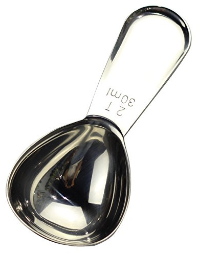 CoaGu Messlöffel, Kaffeelöffel, kurzer Griff, 18/8 Edelstahl, Esslöffel, exakte Packung (2 Esslöffel - 30 ml)