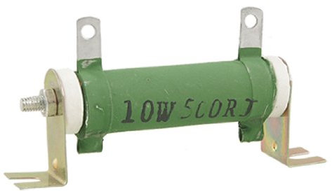 Aexit Resistencia de alambre de tipo fijo tubular de alta potencia (model: A3731IXII-5099BF) 10W 500 Ohm