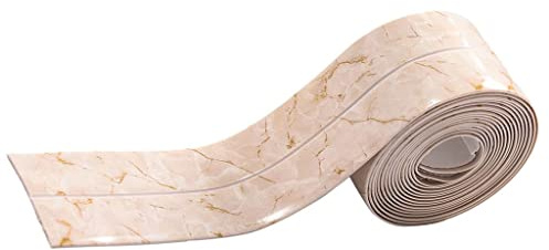 LOVIVER Selbstklebendes Dichtband 38mm x 2,6m Dichtungsband Reparaturband Klebeband für Bad und Küche, Marmor