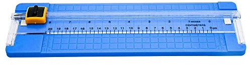 Supertool - Taglierina rotante per carta, 30,5 cm, professionale, in titanio, a ghigliottina, per coupon, carta artigianale, etichette e foto blu