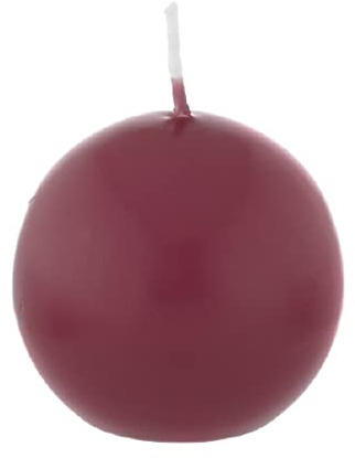 Bougie boule Marron 8 cm, 6 Bougies