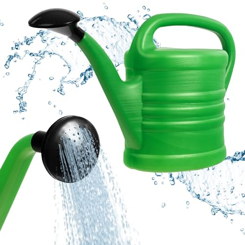KADAX Gießkanne 12L, Gartengießkanne aus Kunststoff für Innen- und Außenbereich, Bewässerung, Blumen, Zimmerpflanzen, Garten, Haus, Wohnung, Gartengeräte mit Brause (12L)