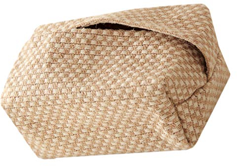 BESTonZON Tissue Box Stoff Rustikale Rechteckige Taschentuchbox Taschentuchspender Serviettenhalter Aufbewahrungsbox Zuhause Esszimmer Auto Hotel Restaurant Zufälliger Stil