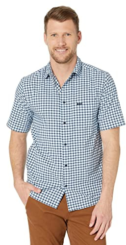 Helly Hansen Hombres Camiseta Fjord QD SS 2.0, Azul Marino, L