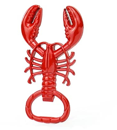 ARFUKA Lobster Shaped Stainless Steel Bottle Opener - Durable Beer & Soda Opener for Men Women, Unique Kitchen Bar Accessories
