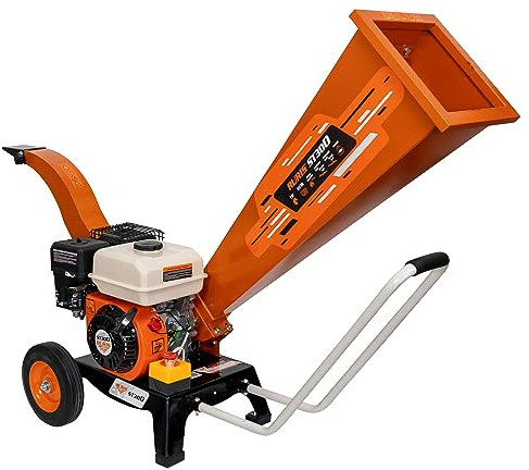 RURIS POWER FOR NATURE Broyeur Vegetaux Thermique de Jardin ST300, 7 CV, 3600 tours/min, Diamètre de Là Branche 60mm