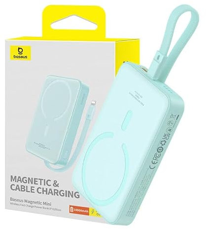 Baseus Powerbank Magnetic Mini 10000mAh 20W MagSafe (mint), P10022109333-00