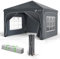VOUNOT® 3m x 3m Pop Up Waterproof Gazebo with Sides & 4 Weight Bags & Carry Bag, Marquee Garden Party Tent Outdoor, Grey