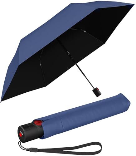 Knirps Taschenschirm U.200 Ultra Light Duomatic mit UV- und Hitzeschutz - Blue