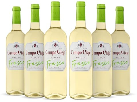 Campo Viejo Blanco D.O.Ca Rioja Vino Pack de 6 botellas - 750 ml