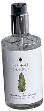 Walter Geering Floral Shampoo 300ml | Violet & White Cedarwood | Organic Argan Oil | Eco-Friendly | Vegan, Paraben-Free | UK Made | Pack of 6 | Not Tested on Animals