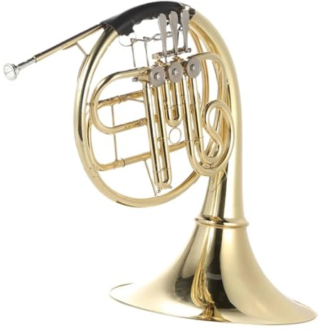 Waldhorn Musikinstrumente Bb Einzel Waldhorn 3 Tasten Blasinstrument Aus Messing Mit Goldlack Und Tragetasche