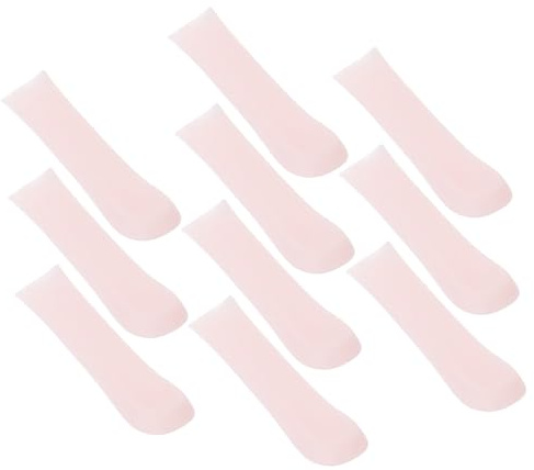 GALPADA 10stücke Teiliges Weiche Silikon Ohrlöffel Hüllen Austauschbare Ohrenschmalz Entferner Aufsätze Kompatibel Für Sanfte Reinigung Sichere Ohrreiniger Zubehör Elegante Rosa Farbe