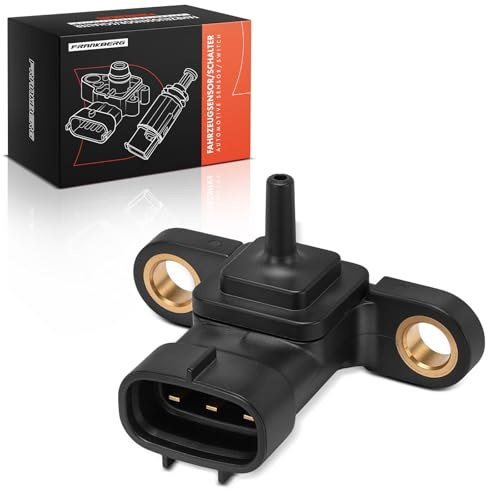 Frankberg Sensor de presión diferencial de escape de 3 Polos con Elf | Compatible con: Frankberg Saugrohrdruck Sensor Kraftstoffpumpe Dieselpumpe Kompatibel 3-polig mit Elf Forward D-Max MU-X