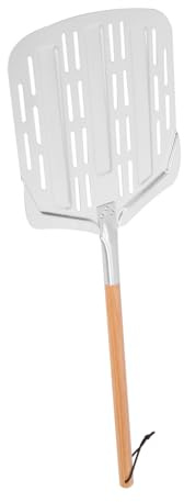 OUNONA Pizza Peel with Removable Handle Perforated Spatula for Transfer Lightweight Design for Hassle Cooking and Storage