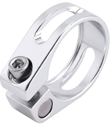Sattelstützenklemme aus Aluminiumlegierung, 28,6 / 31,8 / 34,90 mm, Sattelrohrspanner, Klemme für Fahrradsattel, Sattelklemme