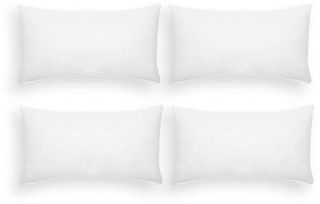 ALMOHADAONLINE-Relleno de Cojín 50x60cm Fibra Hueca silliconada Tejido TNT – Suave, Ligero y Transpirable – Hipoalergénico,Lavable – Ideal para Fundas de Cojines Decorativos y de Descanso(4, 50x60 cm)