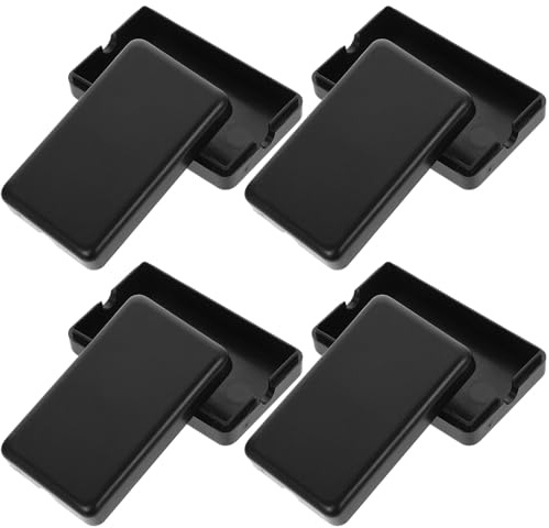 HONMEET 4pcs Outdoor Weatherproof Plastic Cable Junction Box for Electrical Projects Pcb Enclosure for Street Garden Flood Lights Wiring Safety