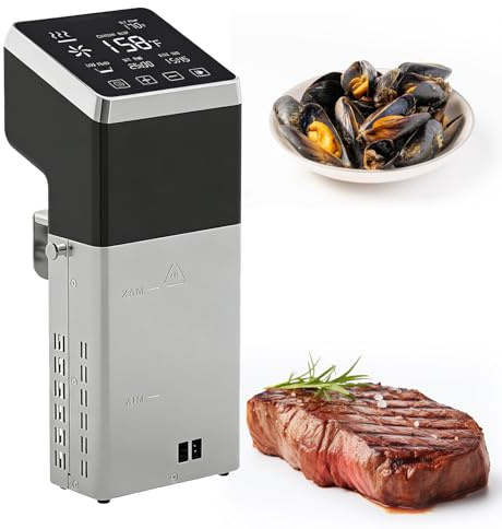 Kommersiell Spis Och Termisk Sous Vide-Maskin, 1600W Snabbvärmande Immersionscirkulator Med Kraftfull Pumpdesign, För Professionella Kockar Som Lagar Biff, Skaldjur, Grönsaker