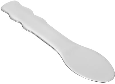 KAILIKETIY Cuillère à Crème Visage Acier Inoxydable Spatule Cosmétique Multifonction pour Soin des Yeux et Masque Facial Outil Extraction Crème Peau