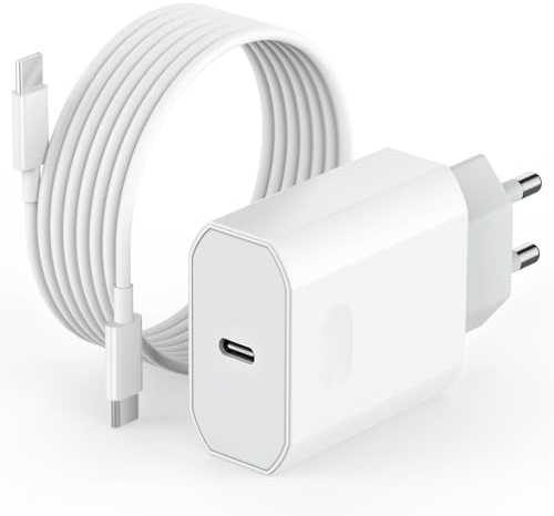 25W USB C Caricatore, Caricabatteria Presa Con Cavo Type-C to C 2M