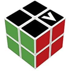 V Cube Zauberwürfel 2x2x2, magischer Würfel, Magic Cube, Speedcube, Knobelspiel für Erwachsene und Kinder ab 6 Jahren, klassisch